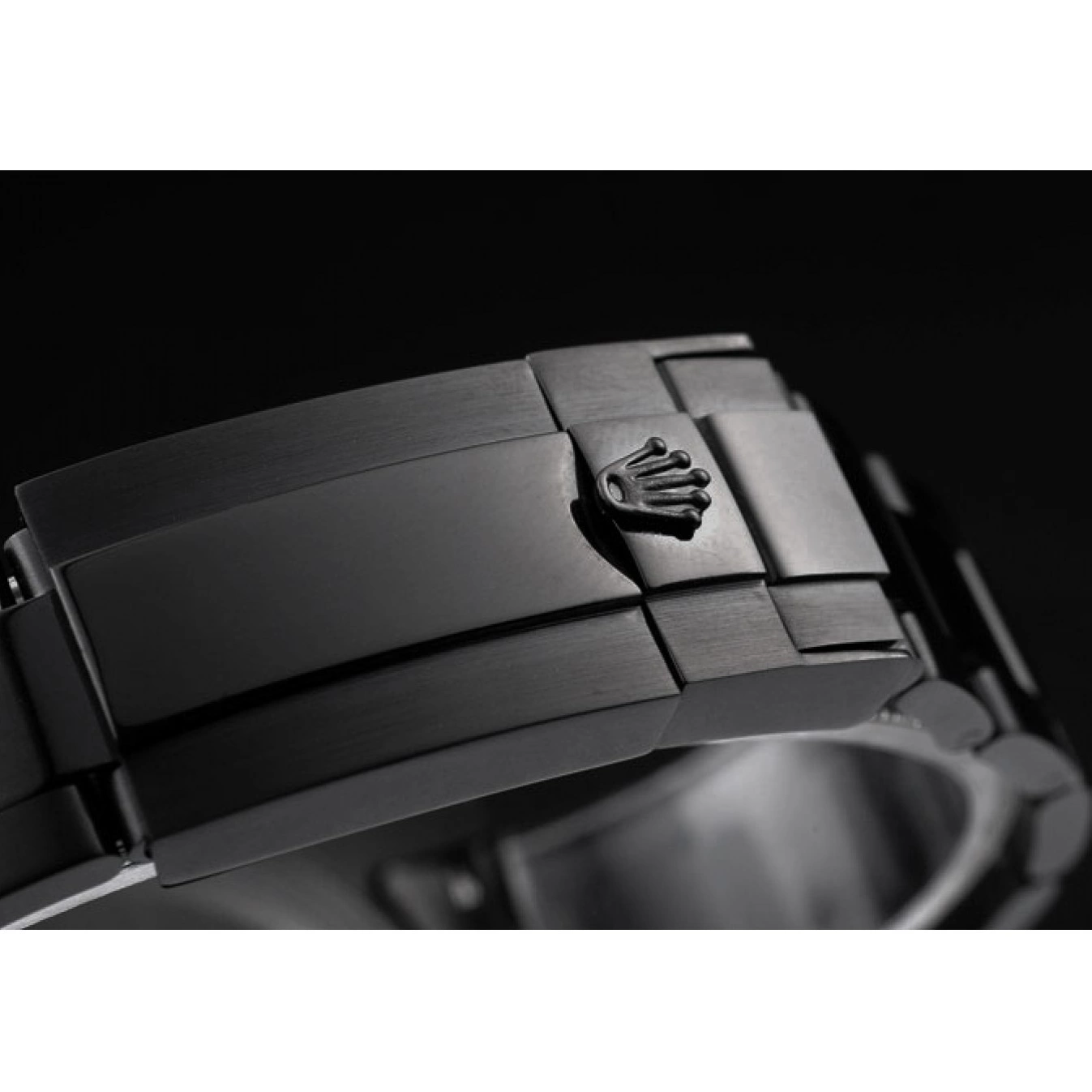 Aaa replica watch Pro-Hunter Swiss Dial Rolex Black Steel II GMT Black Master Strap 0608